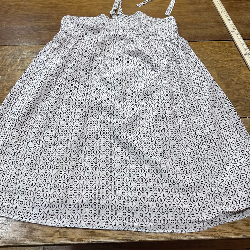 Madewell silk Monochrome Patterned Sundress‎ sz 8